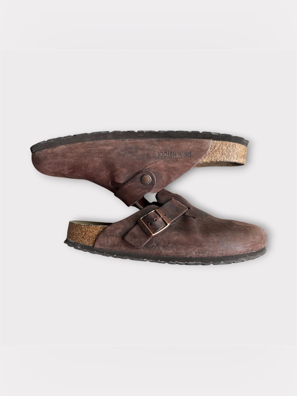 Birkenstock Boston Clog Habana Oiled Leather size 41 W10/10.5 - Picture 2 of 7